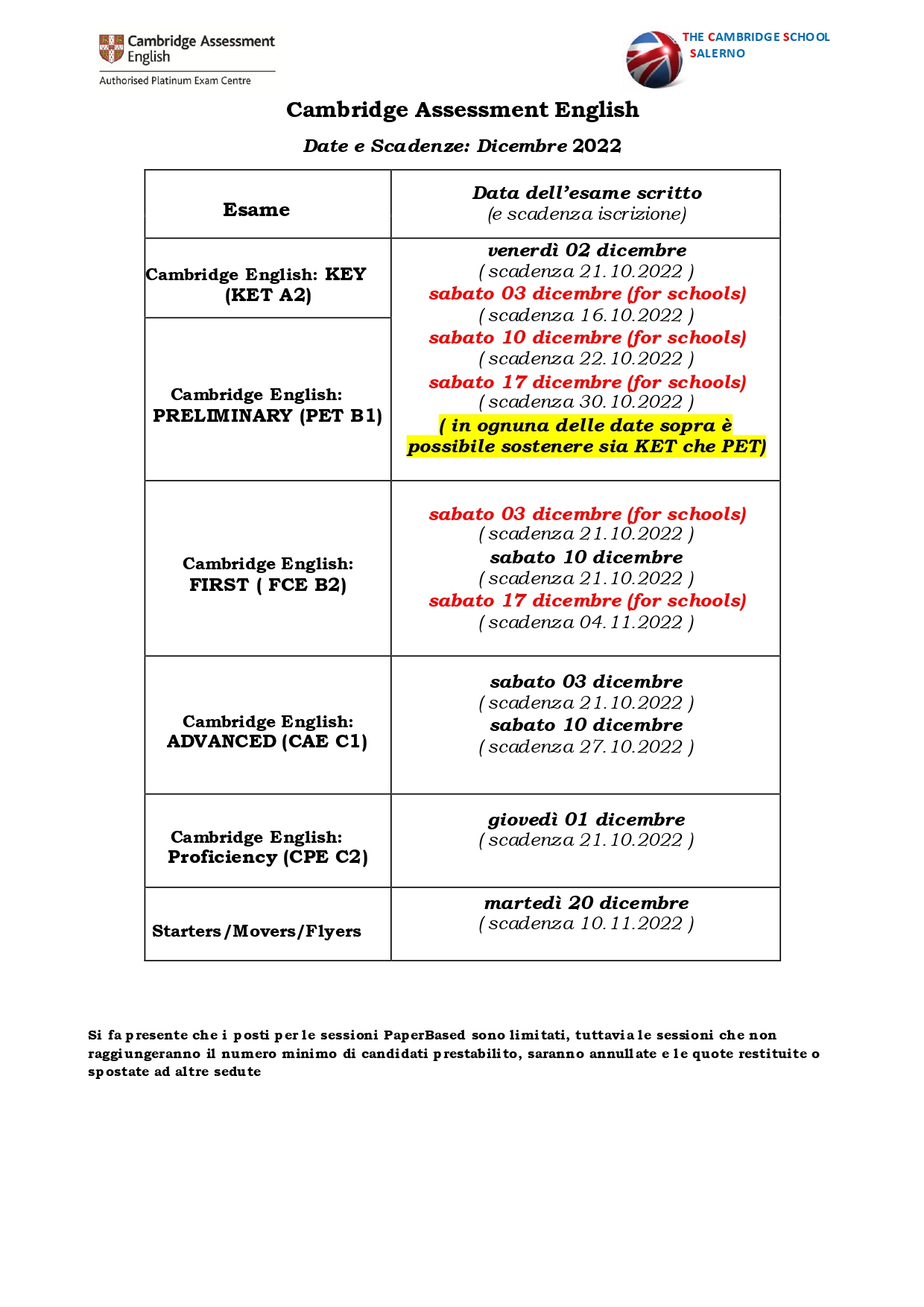 anteprima_Entry form esami e prezzi legati Dicembre FULL 2022 Salerno OK_page-0001